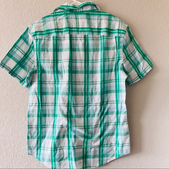 Original Penguin | Green Plaid Button Down Shirt - Picture 8 of 8
